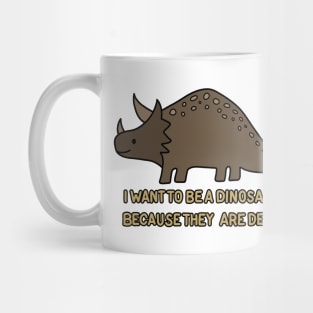 Dinosaur drawing Mug